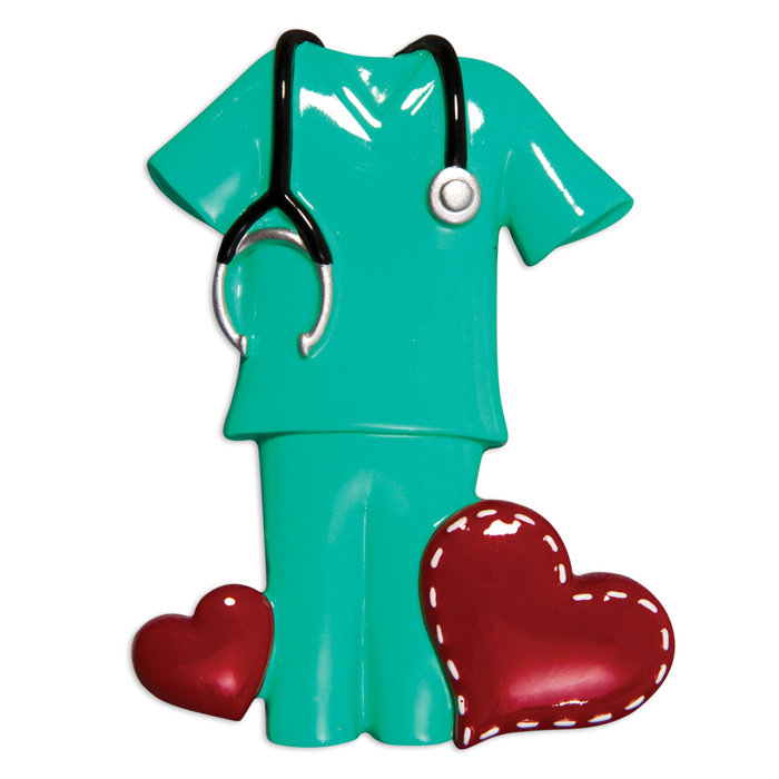 personalized-by-santa-green-occupation-medical-in-scrubs-female-shaped